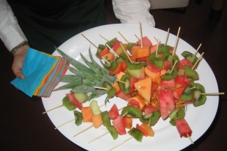 Tropical Fruit Skewer